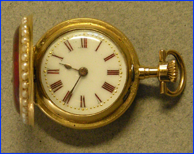 Vacheron & Constantin Ladies Pendant Watch, dial
				view.